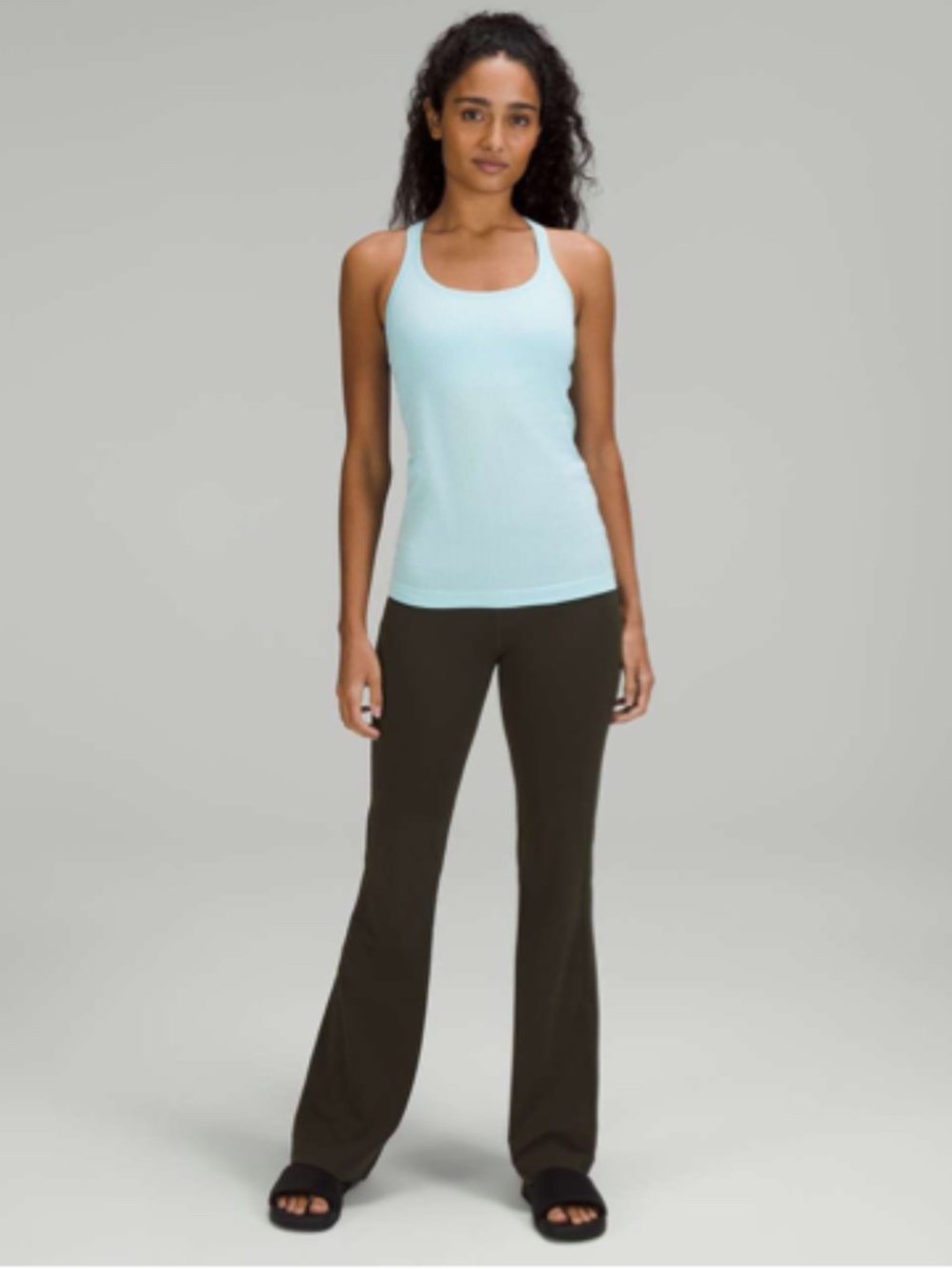 NWOT Lululemon Ebb to Street Tank Top in Icing Blue